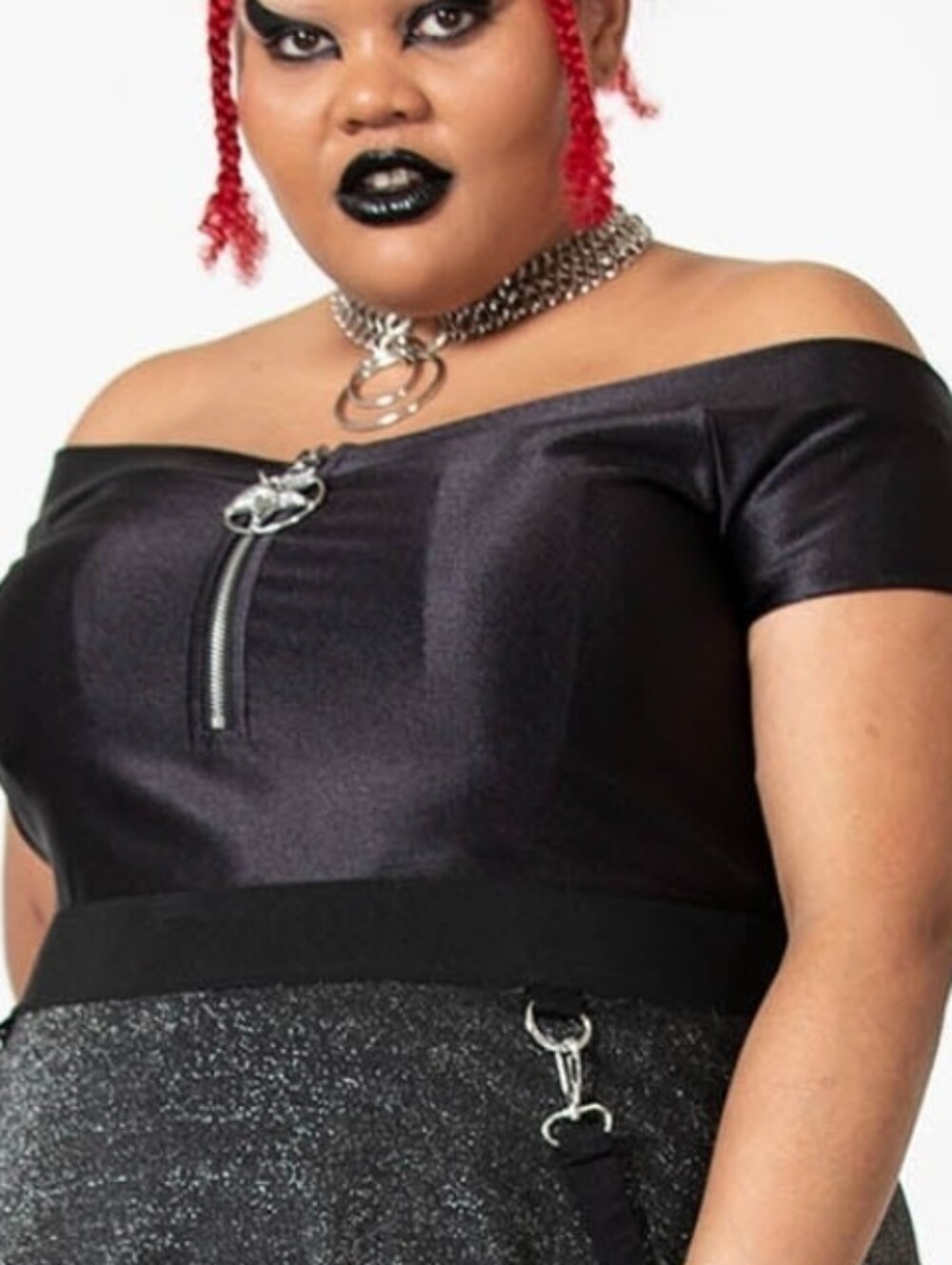 Killstar Vervain Top - Black Woman's Size 4XL. Brand new
